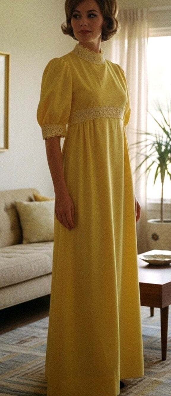 Vintage 60's empire waist evening gown/formal